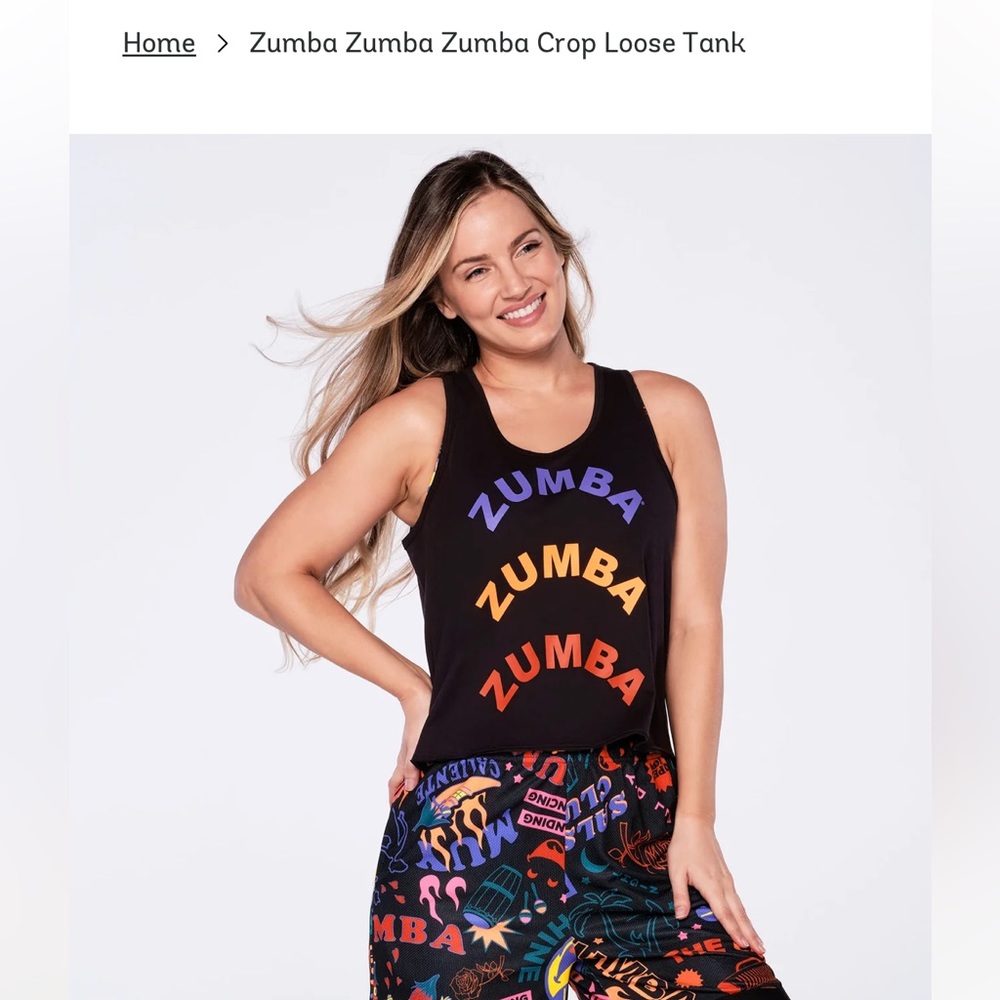 Zumbawear loose tank